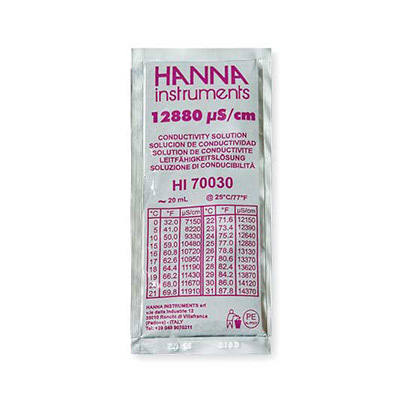 Hanna ijkvloeistof EC 12.88 20 ml (25 st/ds)